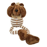 Ursa Marrom Pijama Listrado