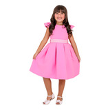 Vestido Barbie Rosa Infantil