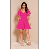 Vestido Curto Crepe Italiano