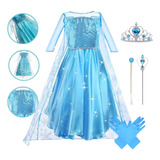 Vestido Fantasia Frozen Infantil