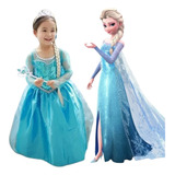 Vestido Fantasia Infantil Frozen