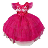 Vestido Infantil Barbie Pink