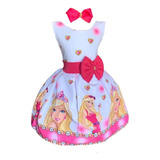 Vestido Tematico Infantil Barbie