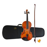 Violino Al 1410 3/4 Alan Com Case Arco Breu Cavalete