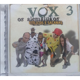 vox 3-vox 3 Vox 3 Etilicos E Sacanas Cd Original Lacrado