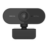 Webcam Full Hd 1080x1920 Usb Câmera Microfone Skype Youtube Cor Preto