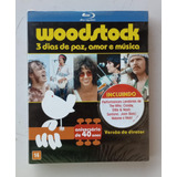 Woodstock Três Dias De Paz Amor E Música Blu Ray (nacional) 