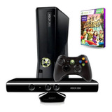 Xbox360 1 Sensor Kinect 1 Controle 1 Jogo Original Bloqueado