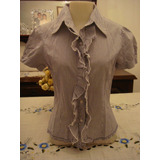 Xsite Blusa Camisa Listrada