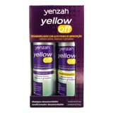 yellow -yellow Kit Yenzah Yellow Off Desamarelador Loiros Sh E Cd 2x240ml